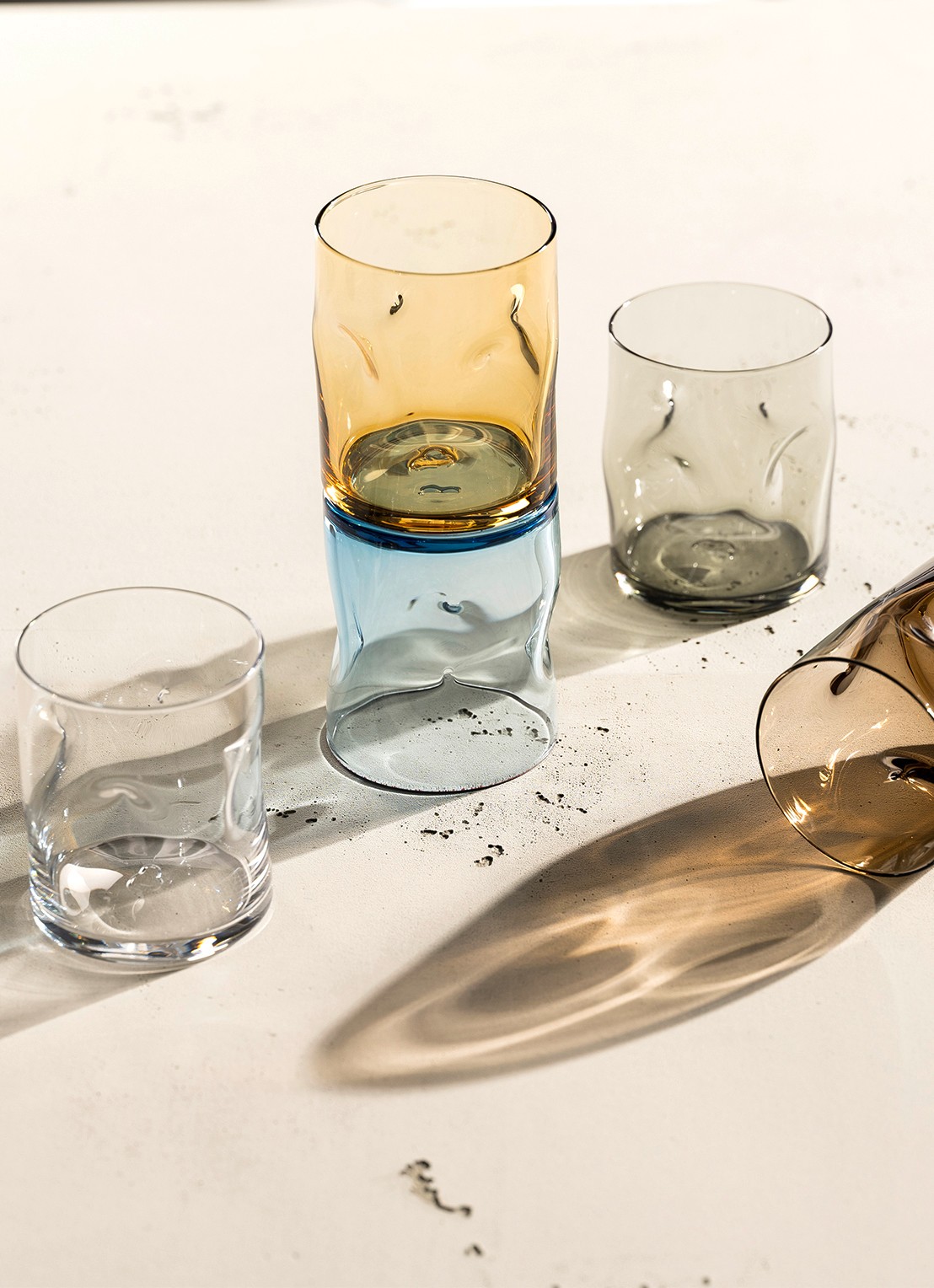 Leonardo Vesuvio drinkglas 30 cl set van 4 - detail 3 donkerblauw