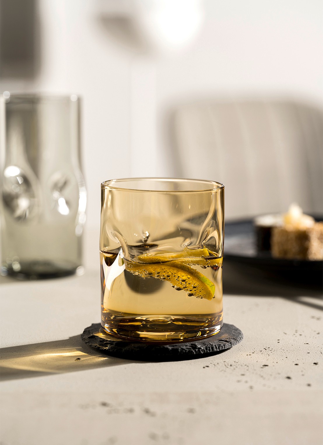 Leonardo Vesuvio drinkglas 30 cl set van 4 - detail 6 donkerblauw