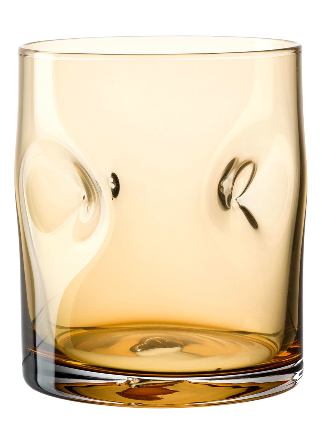 Leonardo Vesuvio drinkglas 30 cl - voorkant oranjebruin