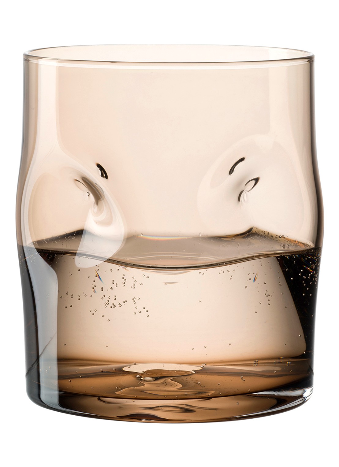 Leonardo Vesuvio drinkglas 30 cl - detail bruin