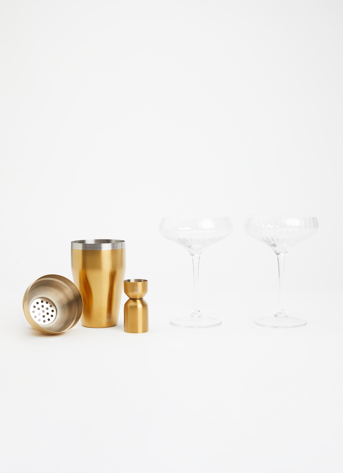 Leopold Vienna Arinto Martini cocktailset 4-delig - voorkant 2 goud
