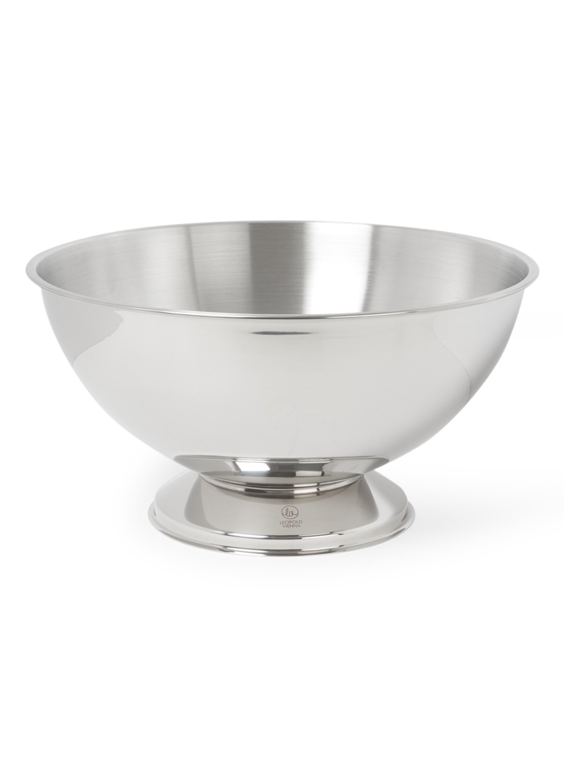 Leopold Vienna Classic II champagneschaal 35 cm - voorkant zilver