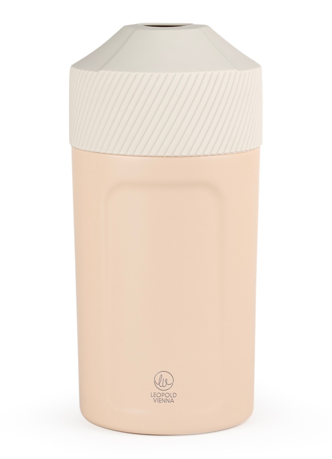 Leopold Vienna Corvina dubbelwandige wijnkoeler - voorkant 3 beige
