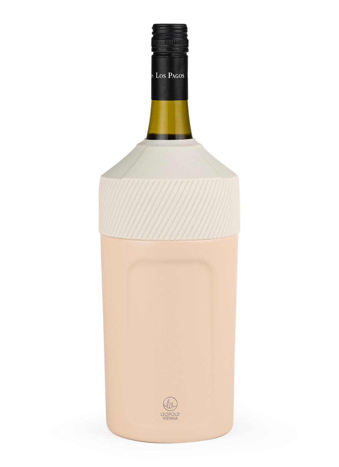 Leopold Vienna Corvina dubbelwandige wijnkoeler - voorkant 4 beige