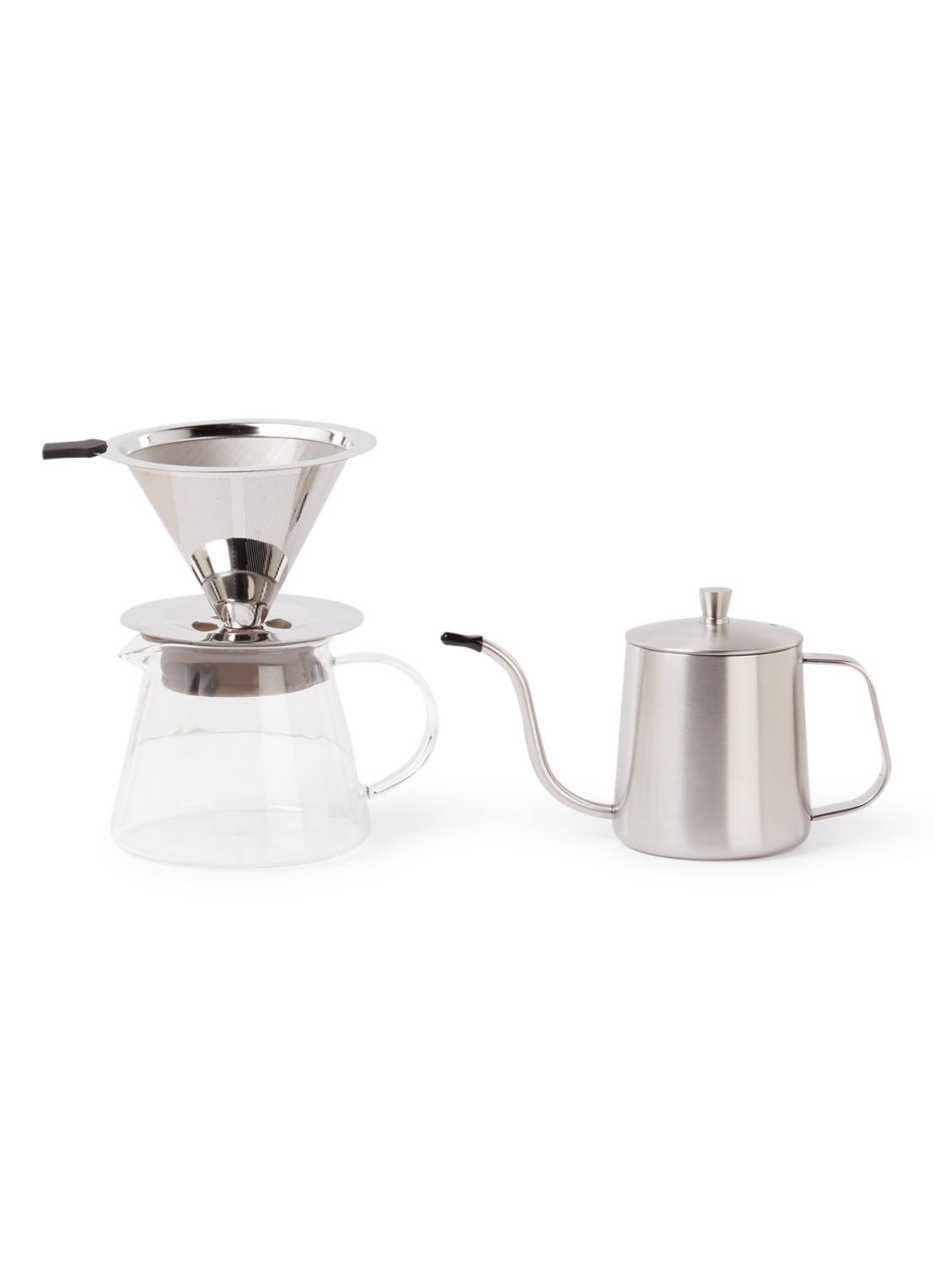 Leopold Vienna Slow Coffee giftset 4-delig - voorkant 4 zilver