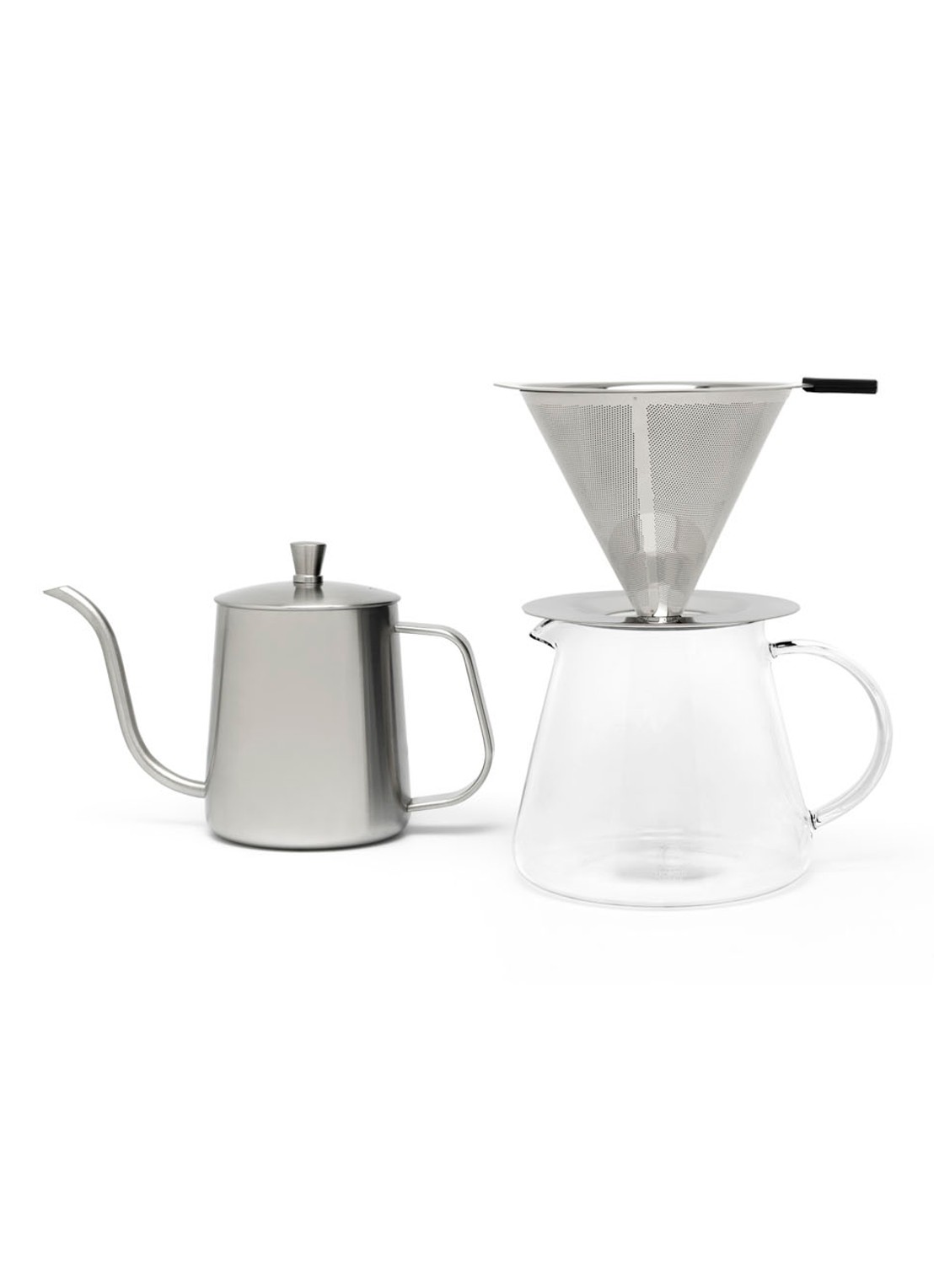 Leopold Vienna Slow Coffee giftset 4-delig - voorkant 5 zilver