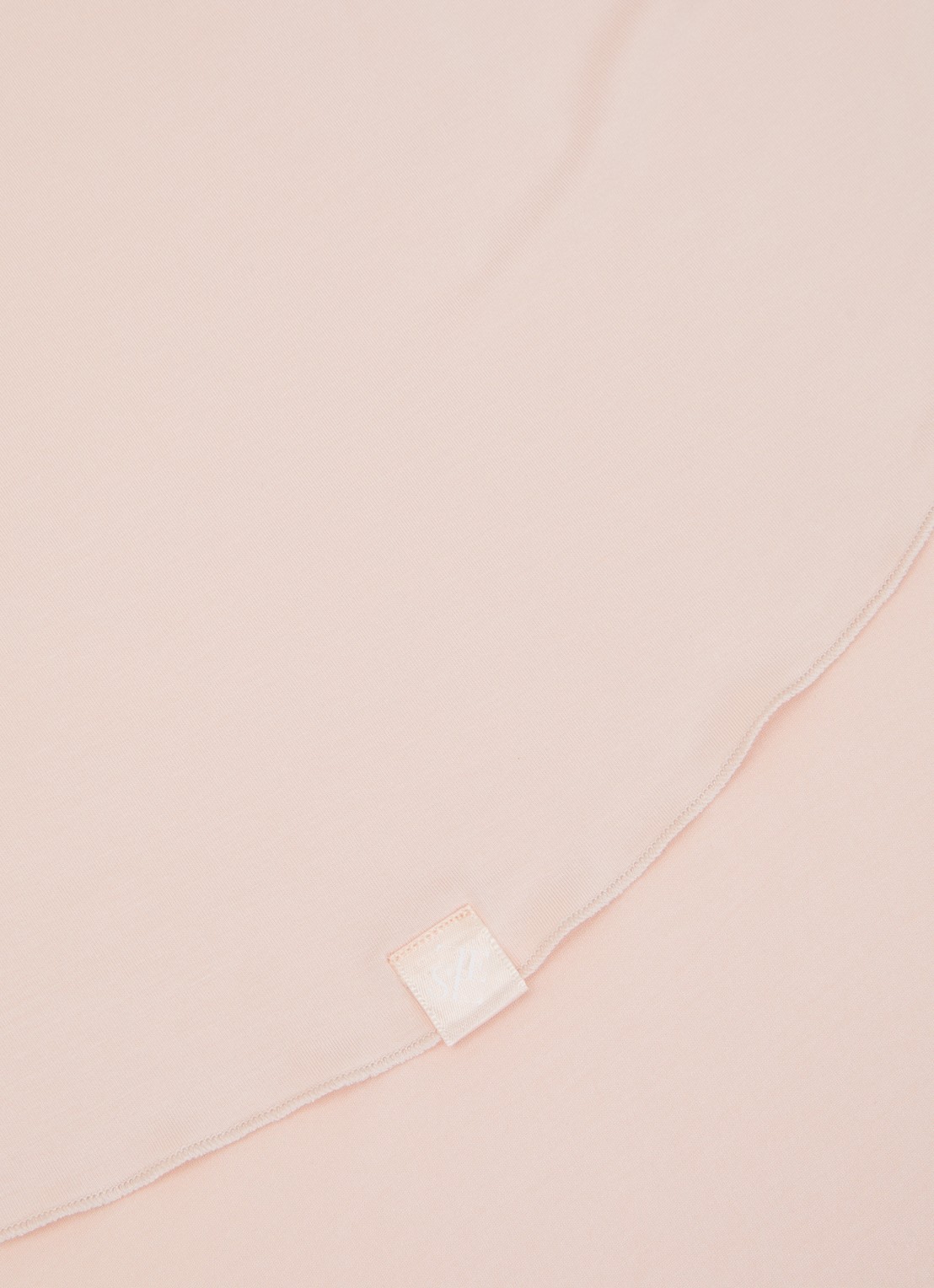 LES Atelier Bamboo Jersey hoofddoek 180 x 82 cm - detail 4 lichtroze