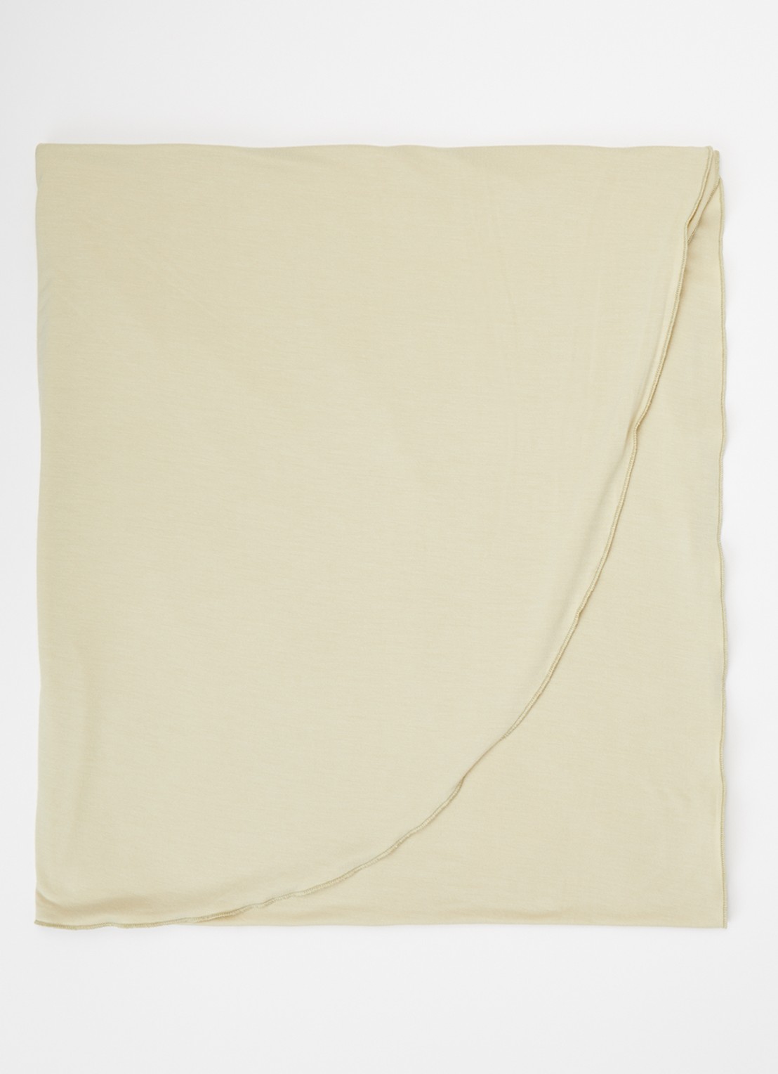 LES Atelier Bamboo Jersey hoofddoek 180 x 82 cm - voorkant khaki