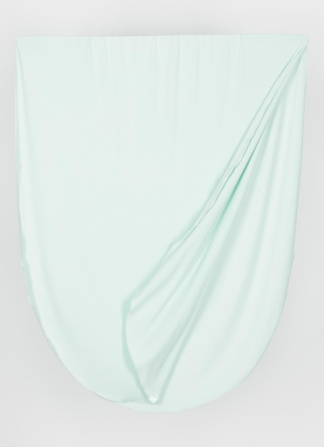 LES Atelier Bamboo Jersey hoofddoek 180 x 82 cm - detail 3 mint