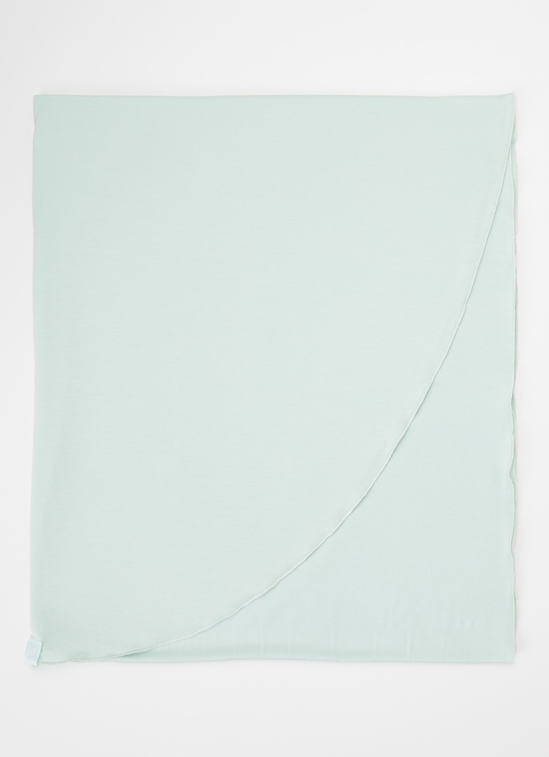 LES Atelier Bamboo Jersey hoofddoek 180 x 82 cm - voorkant mint