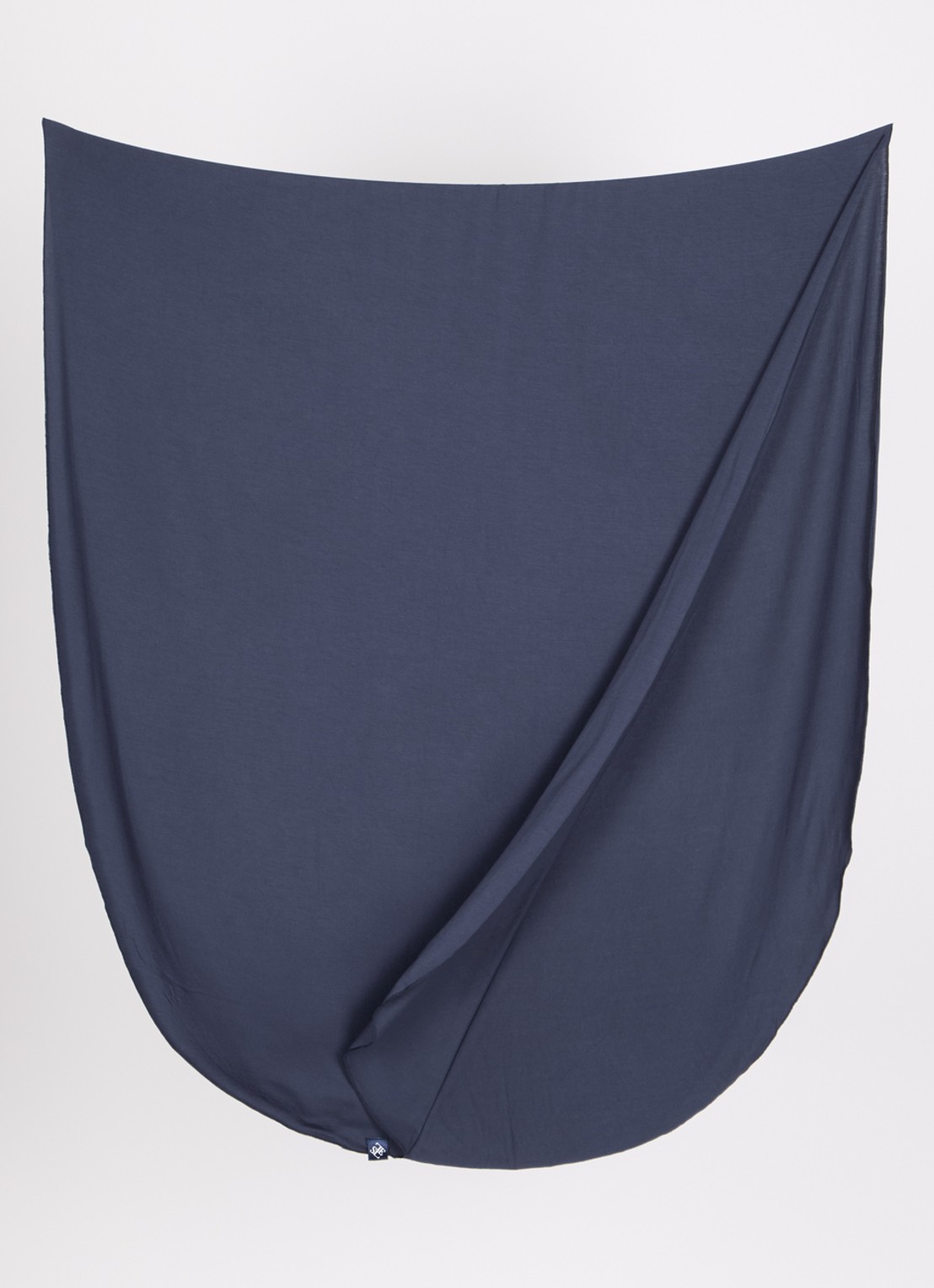 LES Atelier Bamboo Jersey hoofddoek 180 x 82 cm - detail donkerblauw
