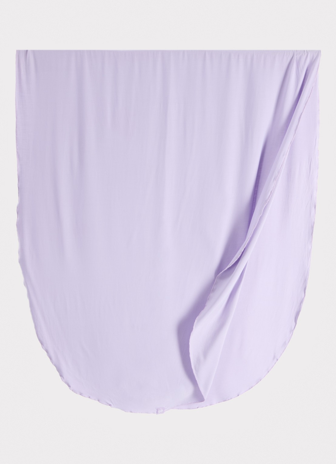 LES Atelier Hoofddoek van jersey 180 x 80 cm - detail lila