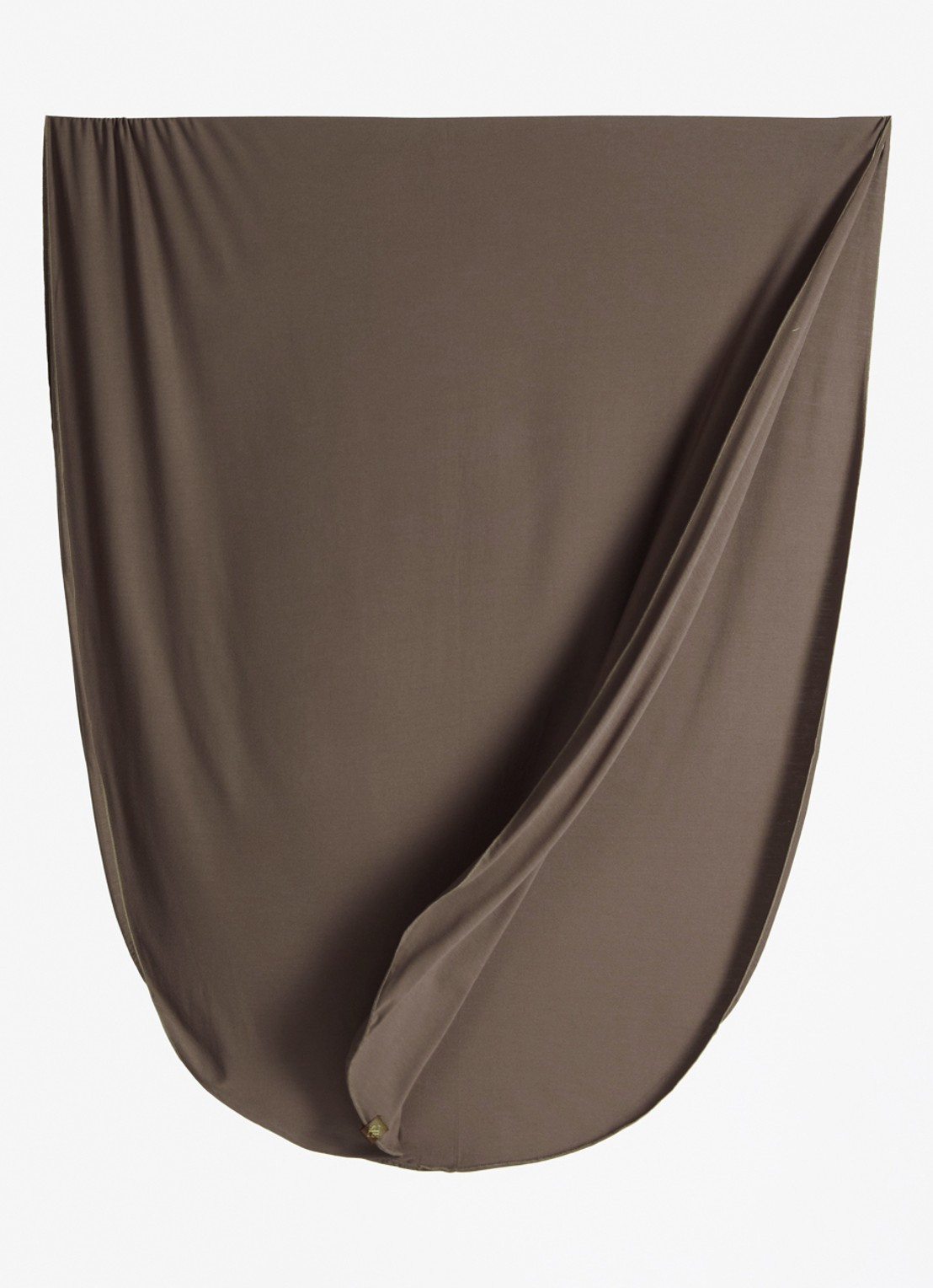 LES Atelier Hoofdoek met logo 180 x 80 cm - detail 3 taupe