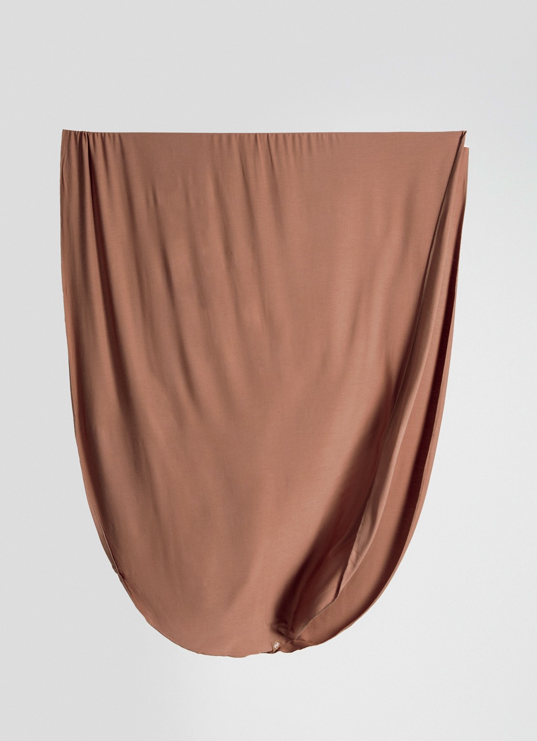 LES Atelier Hoofdoek met logo 180 x 80 cm - detail 3 oudroze