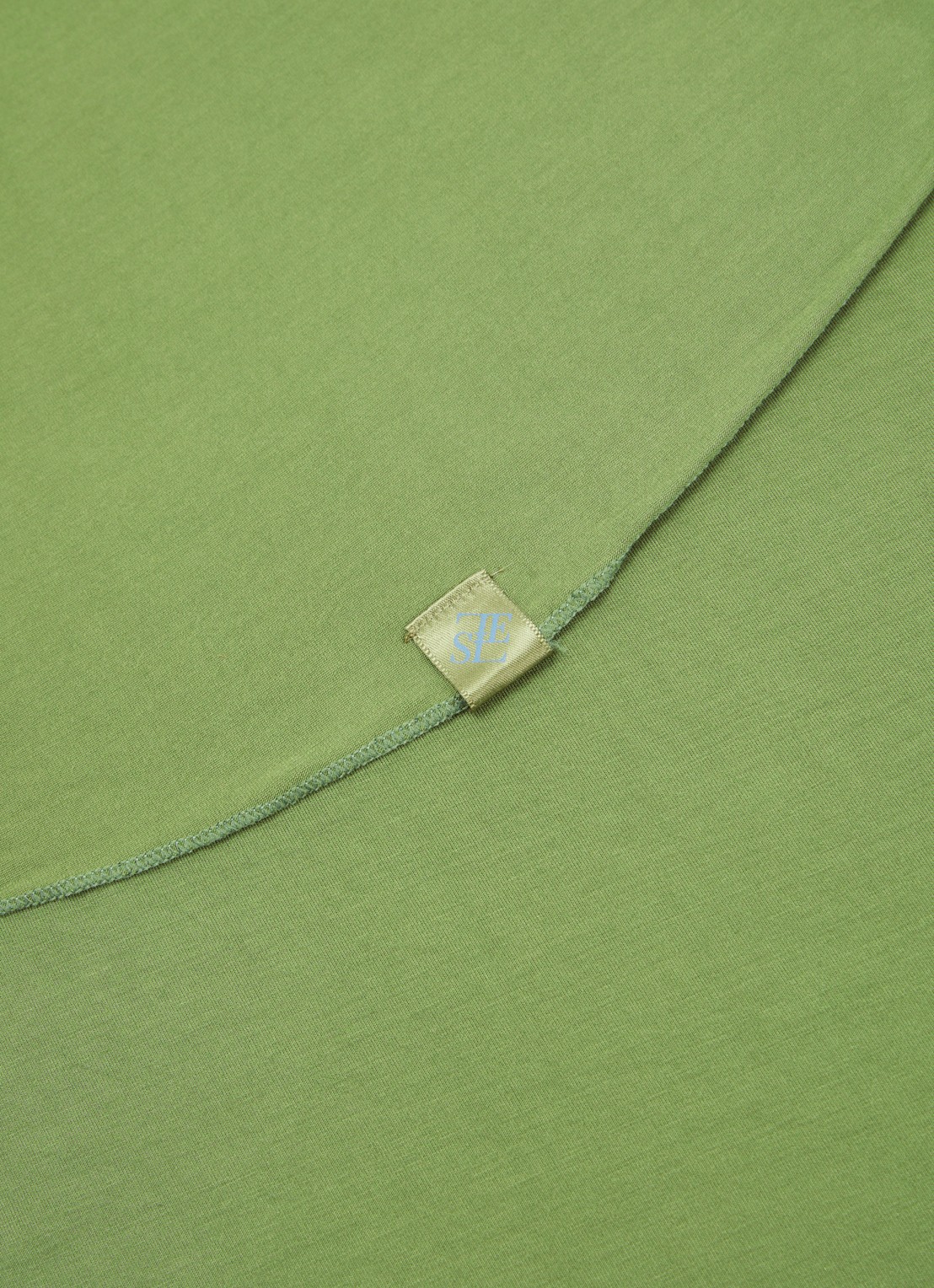 LES Atelier Hoofdoek met logo 180 x 80 cm - detail 4 groen