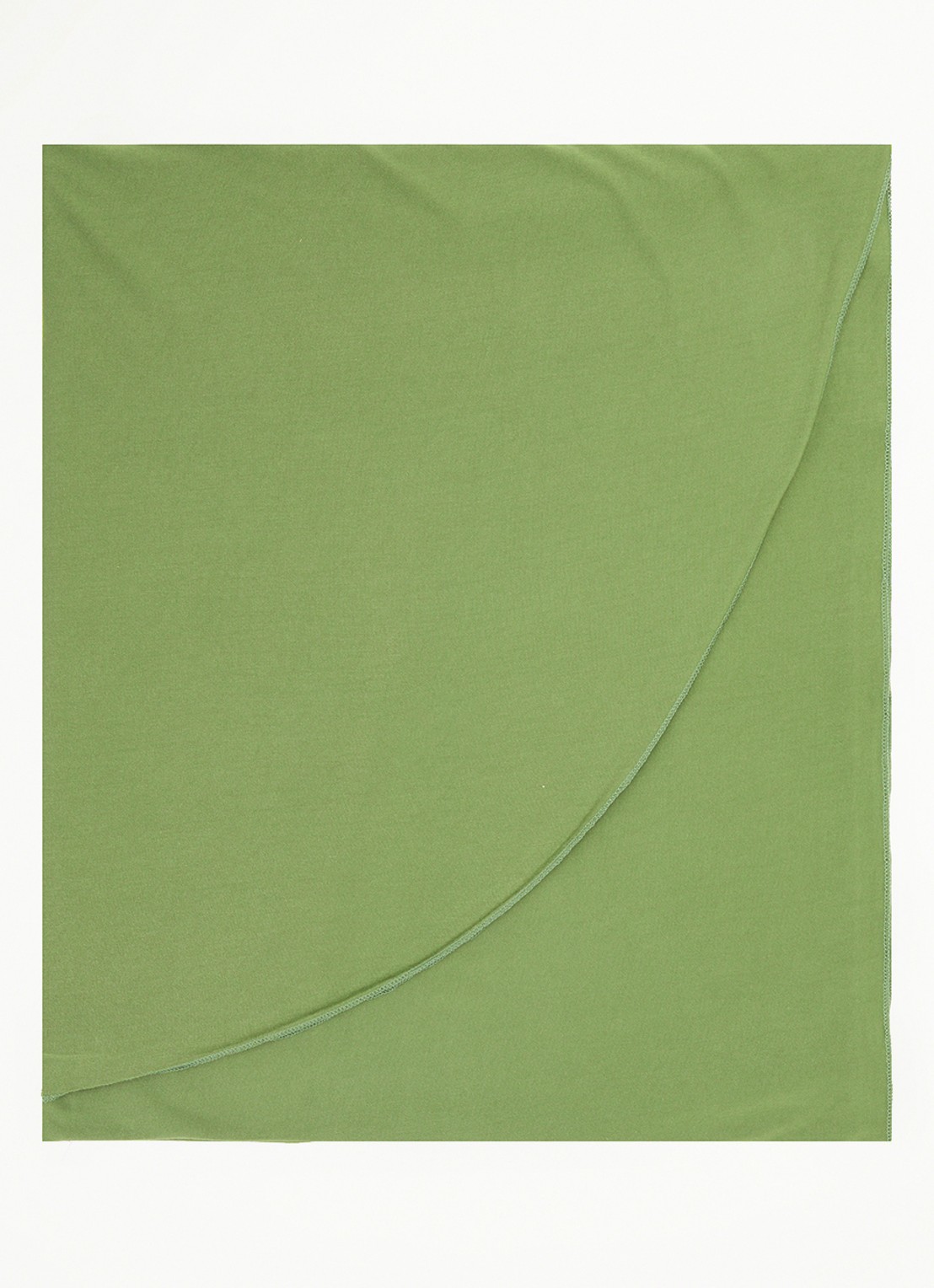 LES Atelier Hoofdoek met logo 180 x 80 cm - voorkant groen