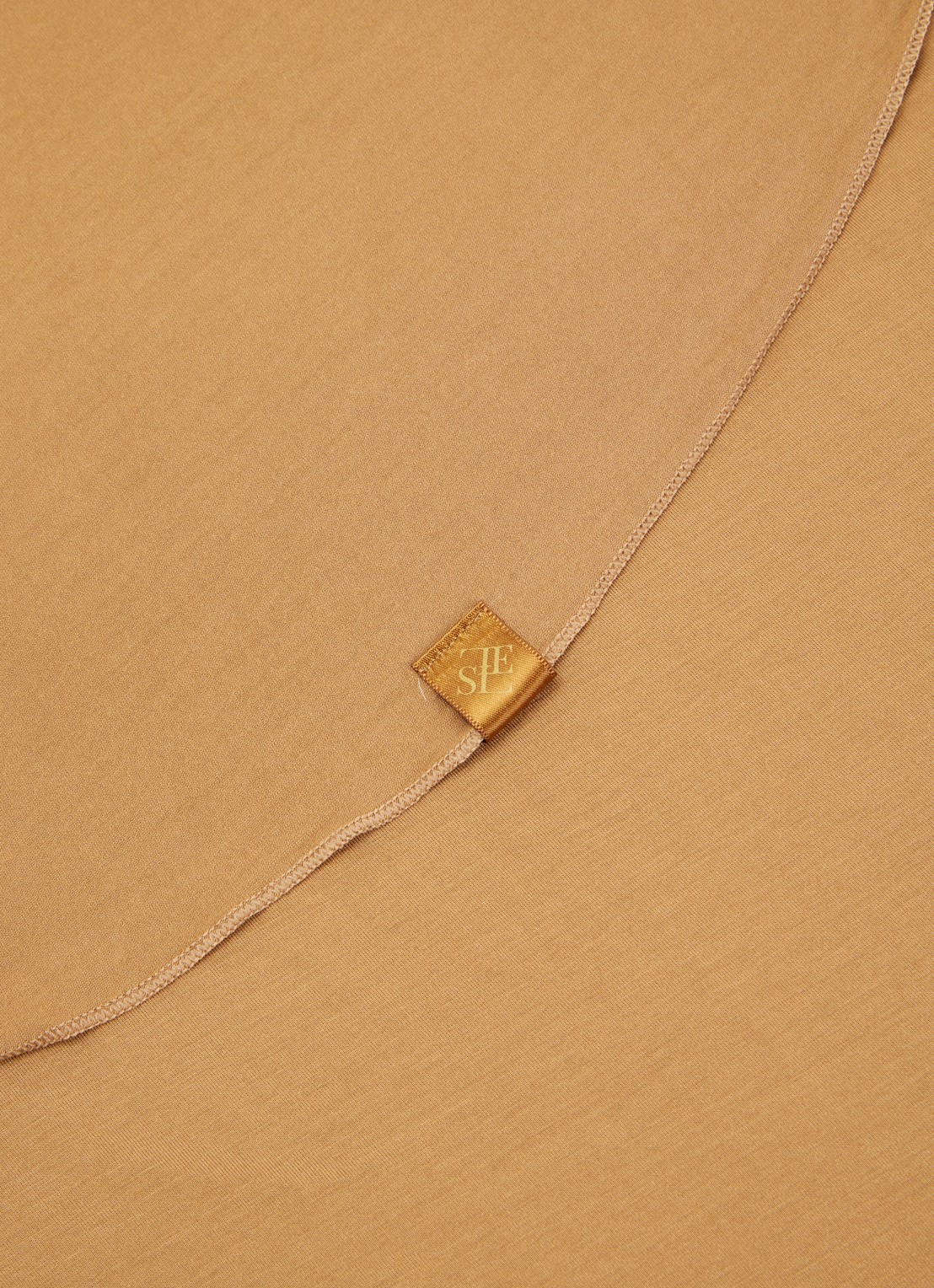LES Atelier Hoofdoek met logo 180 x 80 cm - detail 2 brons