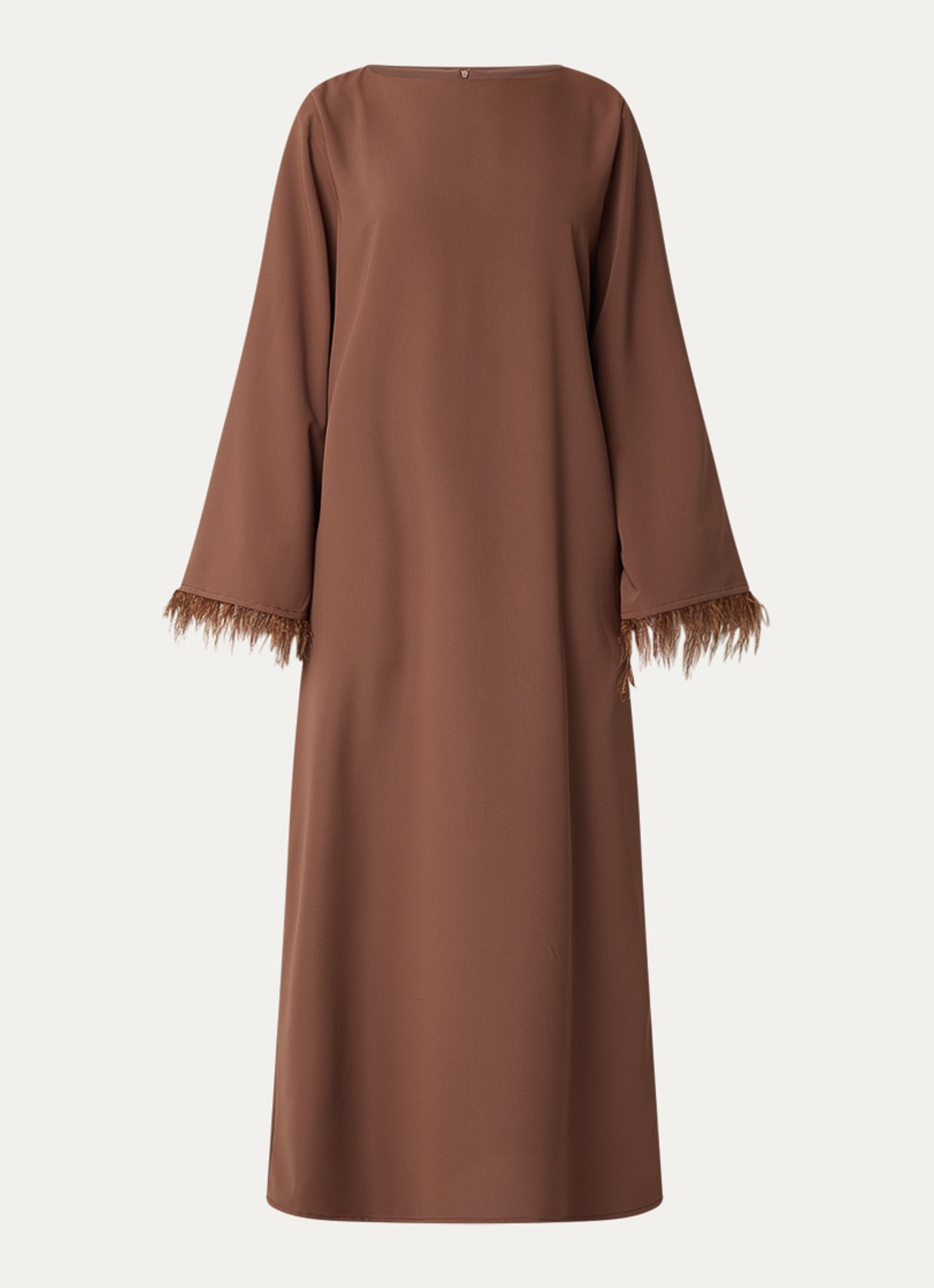 LES Atelier Tayma maxi jurk - voorkant 2 bruin