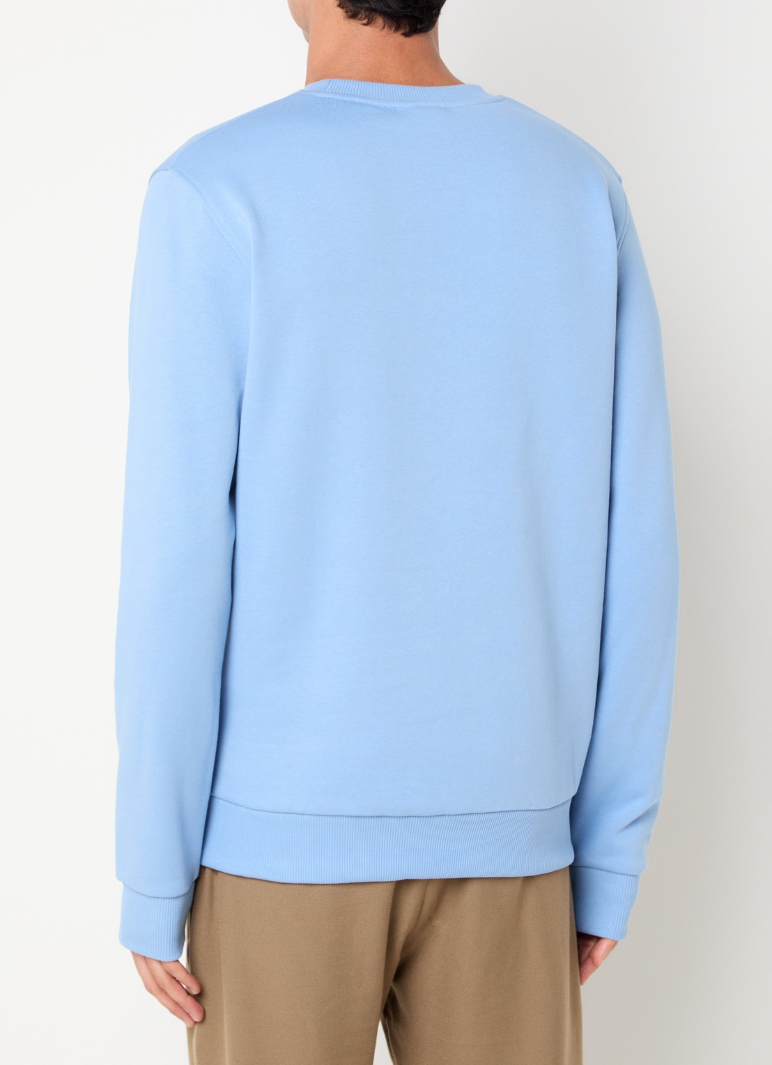 Les Deux Andrew sweater met logoprint - achterkant donkerblauw