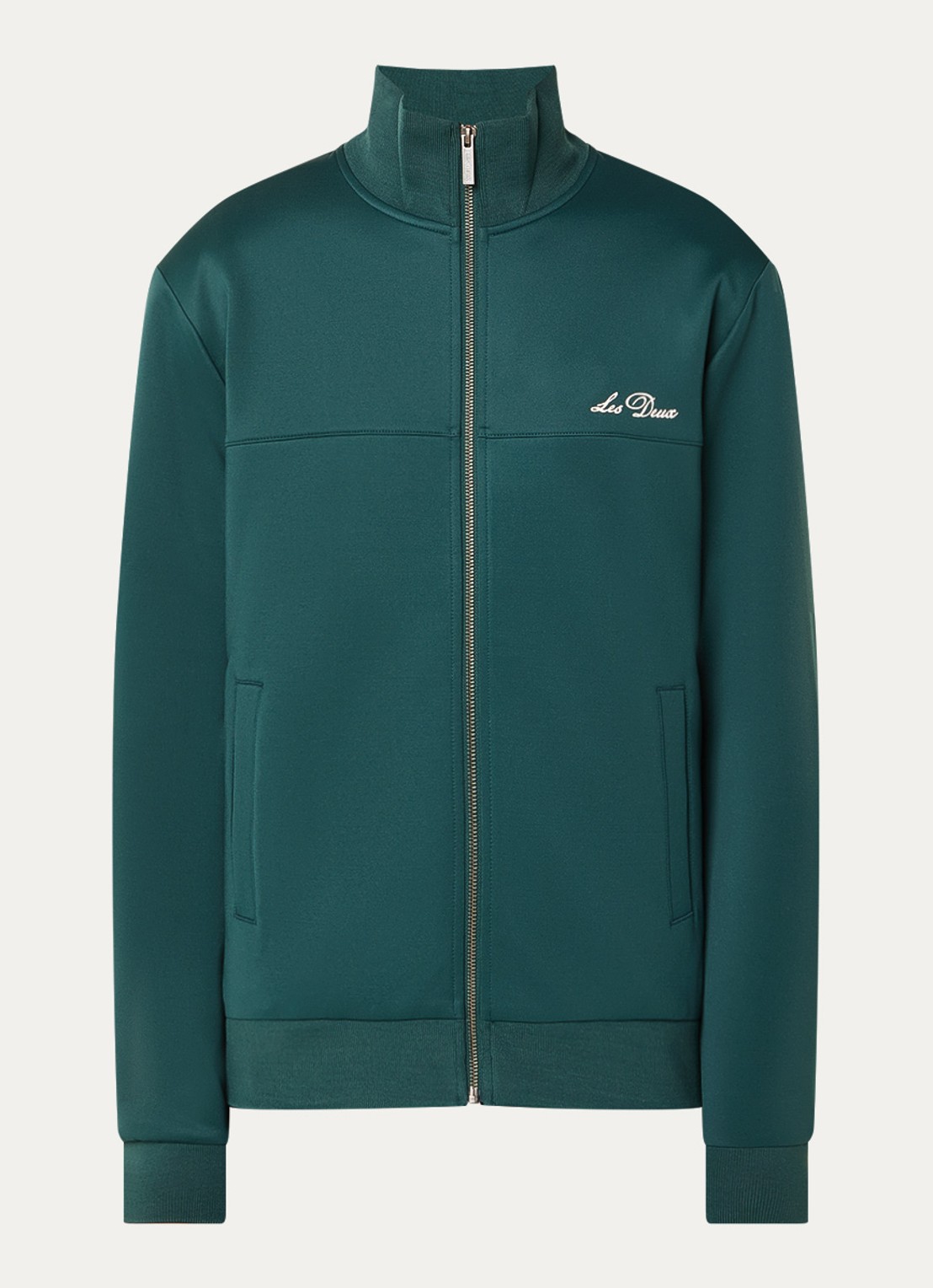 Les Deux Ballier jack met logo - voorkant 2 groen
