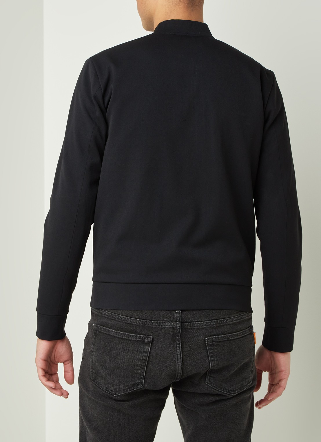 Les Deux Como bomberjack met steekzakken - achterkant donkerblauw