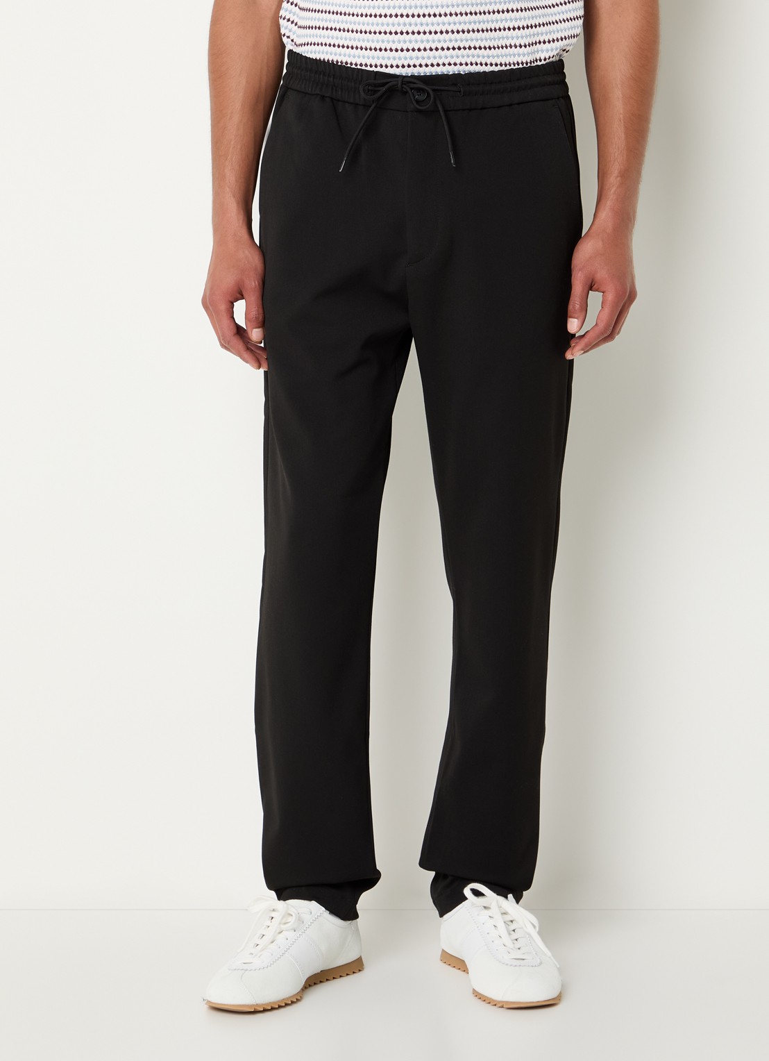 Les Deux Como straight fit pantalon met steekzakken - detail 3 zwart