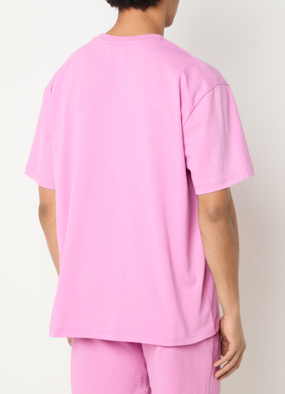 Les Deux Crew T-shirt met logo - achterkant 2 roze