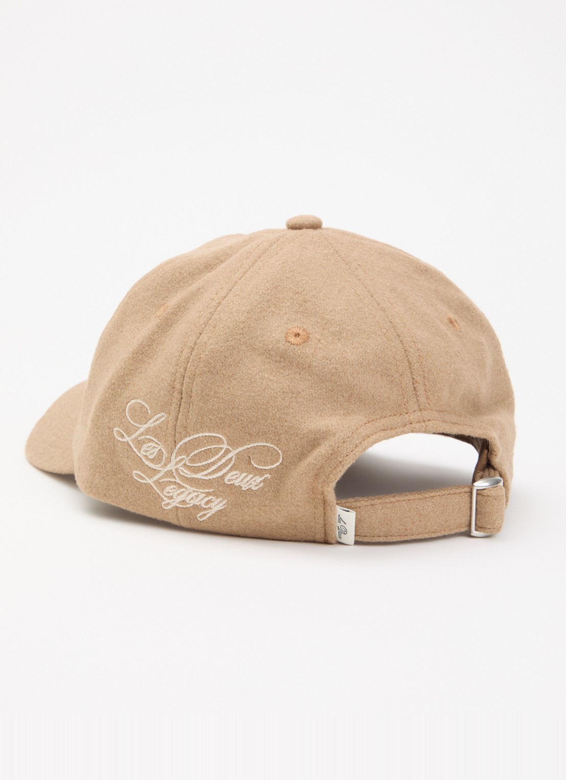 Les Deux Felt pet in wolblend met logo - detail 2 beige