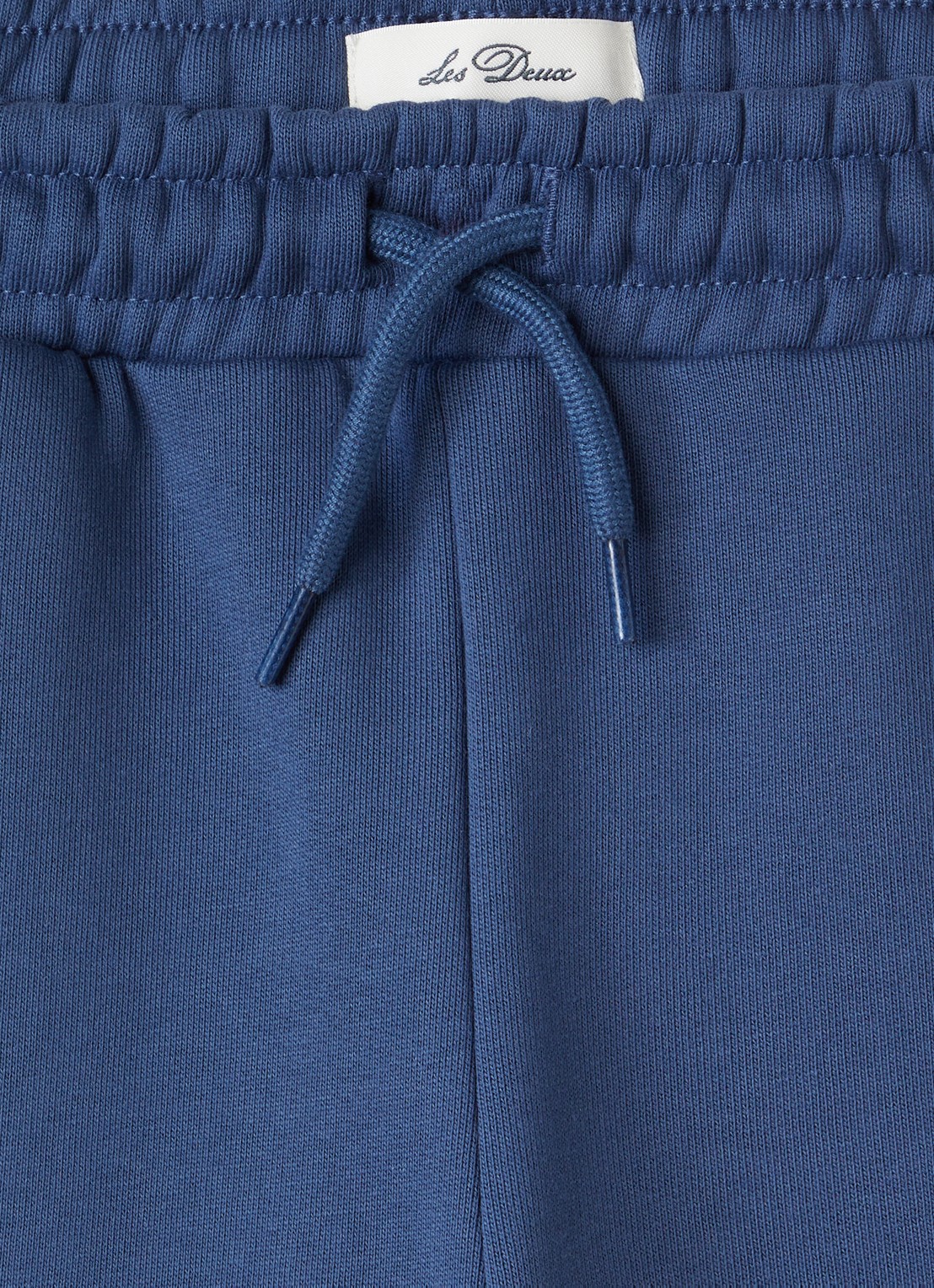 Les Deux Hoop tapered fit joggingbroek met logo - detail indigo