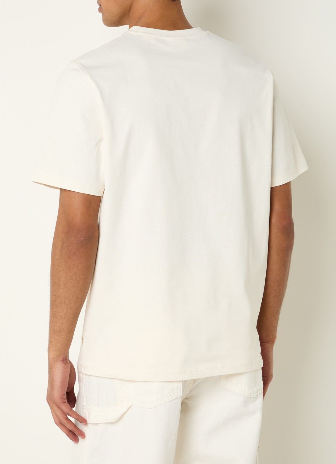 Les Deux Lemons T-shirt met print - achterkant 3 creme
