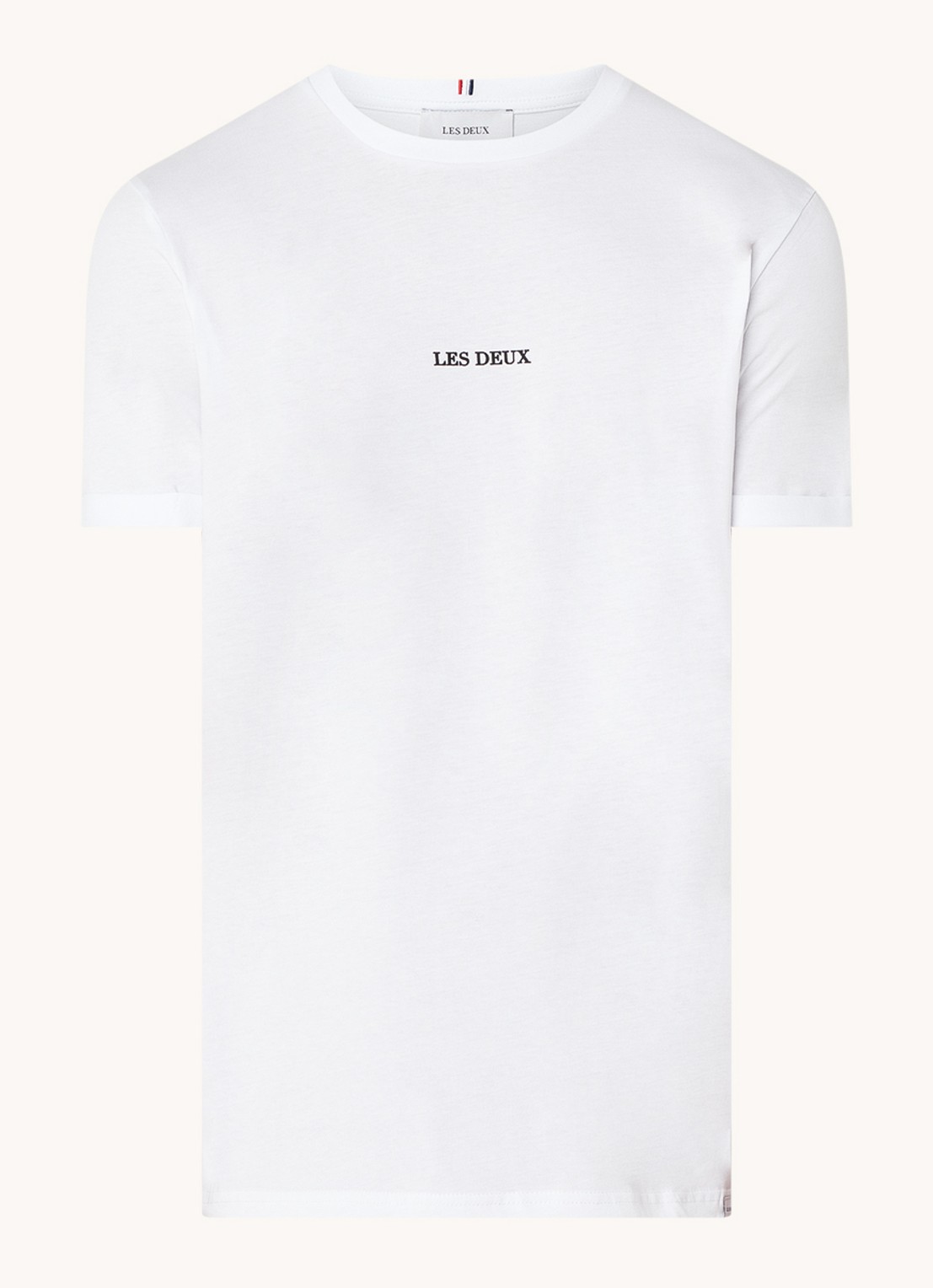 Les Deux Lens T-shirt met logo - voorkant wit