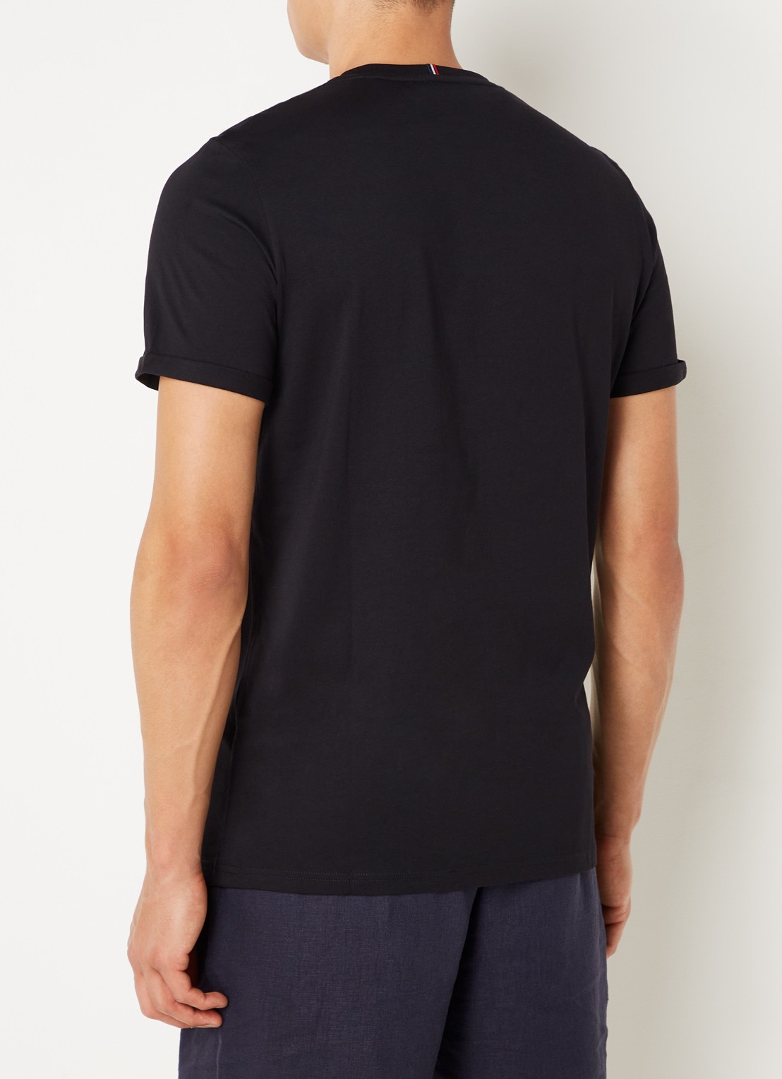 Les Deux Lens T-shirt met logo - achterkant zwart