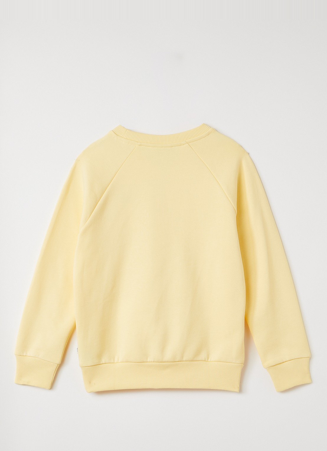 Les Deux Norregaard sweater met borduring - voorkant 3 geel