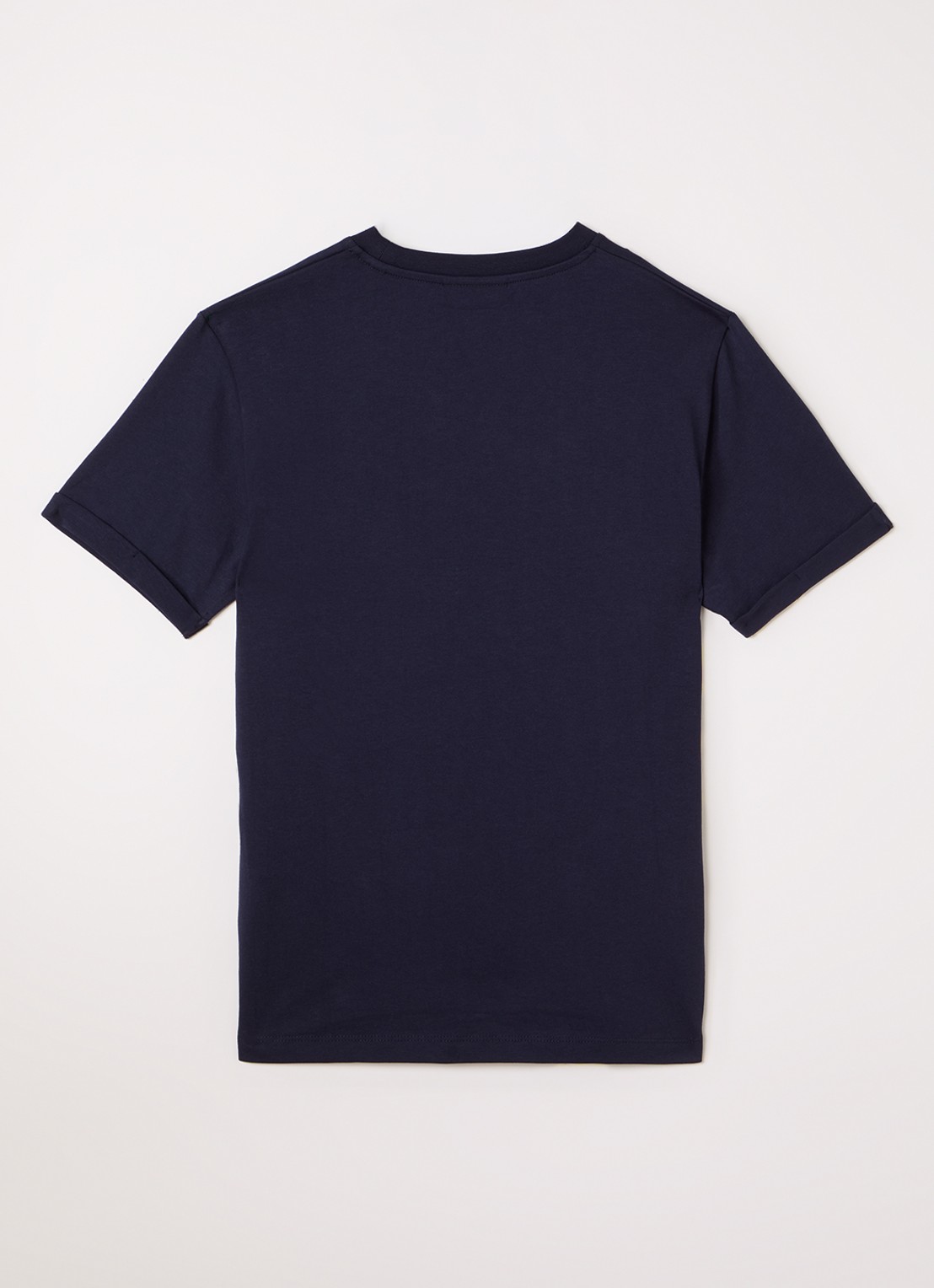 Les Deux Norregaard T-shirt met logoborduring - voorkant 2 donkerblauw