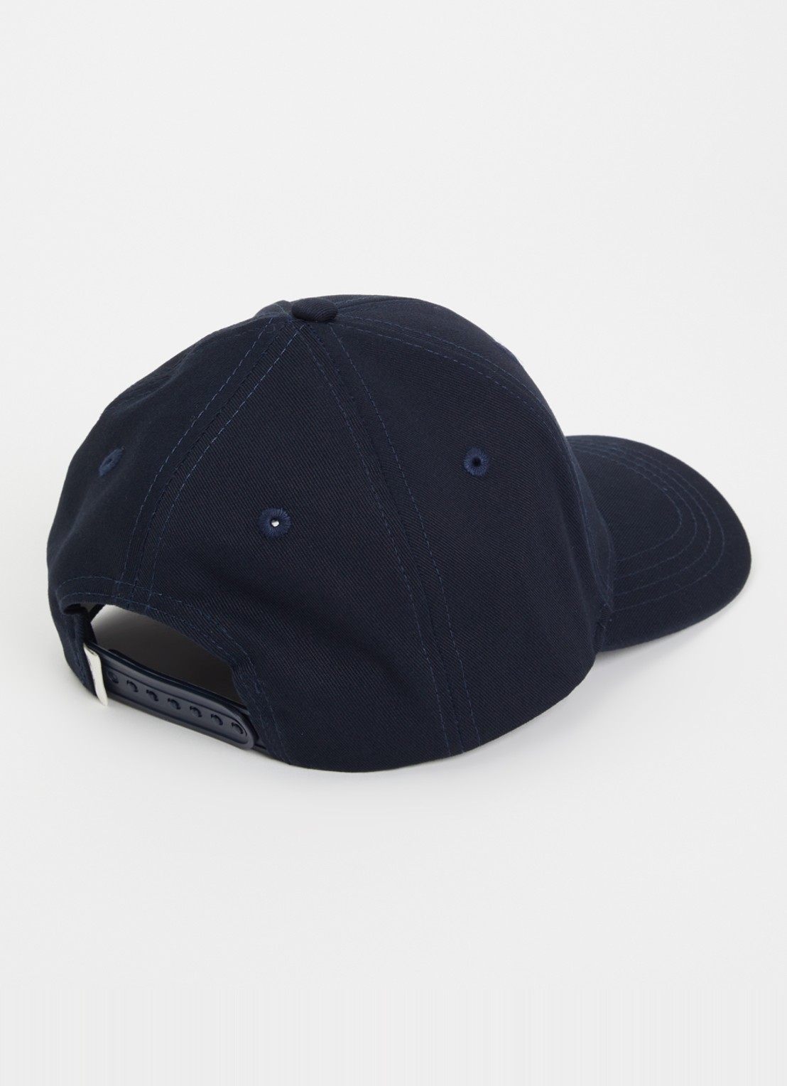 Les Deux Pet met logoborduring  - detail donkerblauw