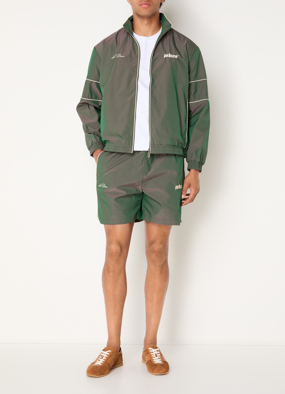 Les Deux Prince jack met logoborduring - voorkant 3 groen