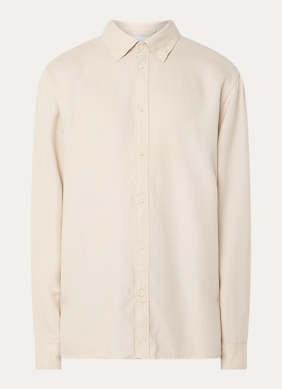 Les Deux Regular fit overhemd met button down-kraag  - voorkant 3 creme