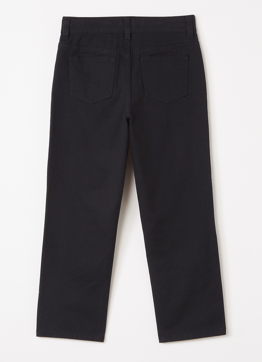 Les Deux Slim fit chino met steekzakken - voorkant 3 zwart