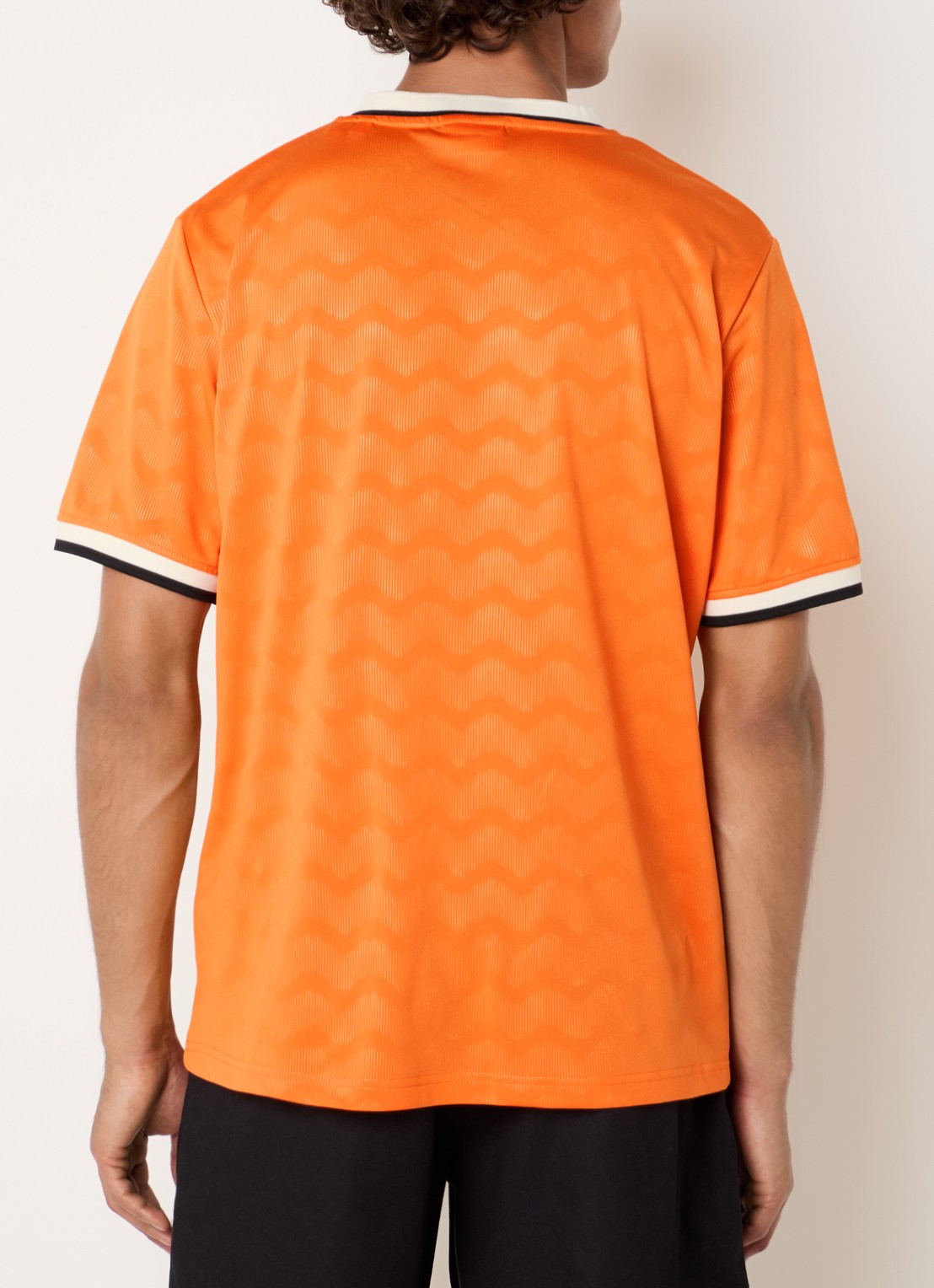 Les Deux WK Jersey Netherlands T-shirt met print - achterkant orange