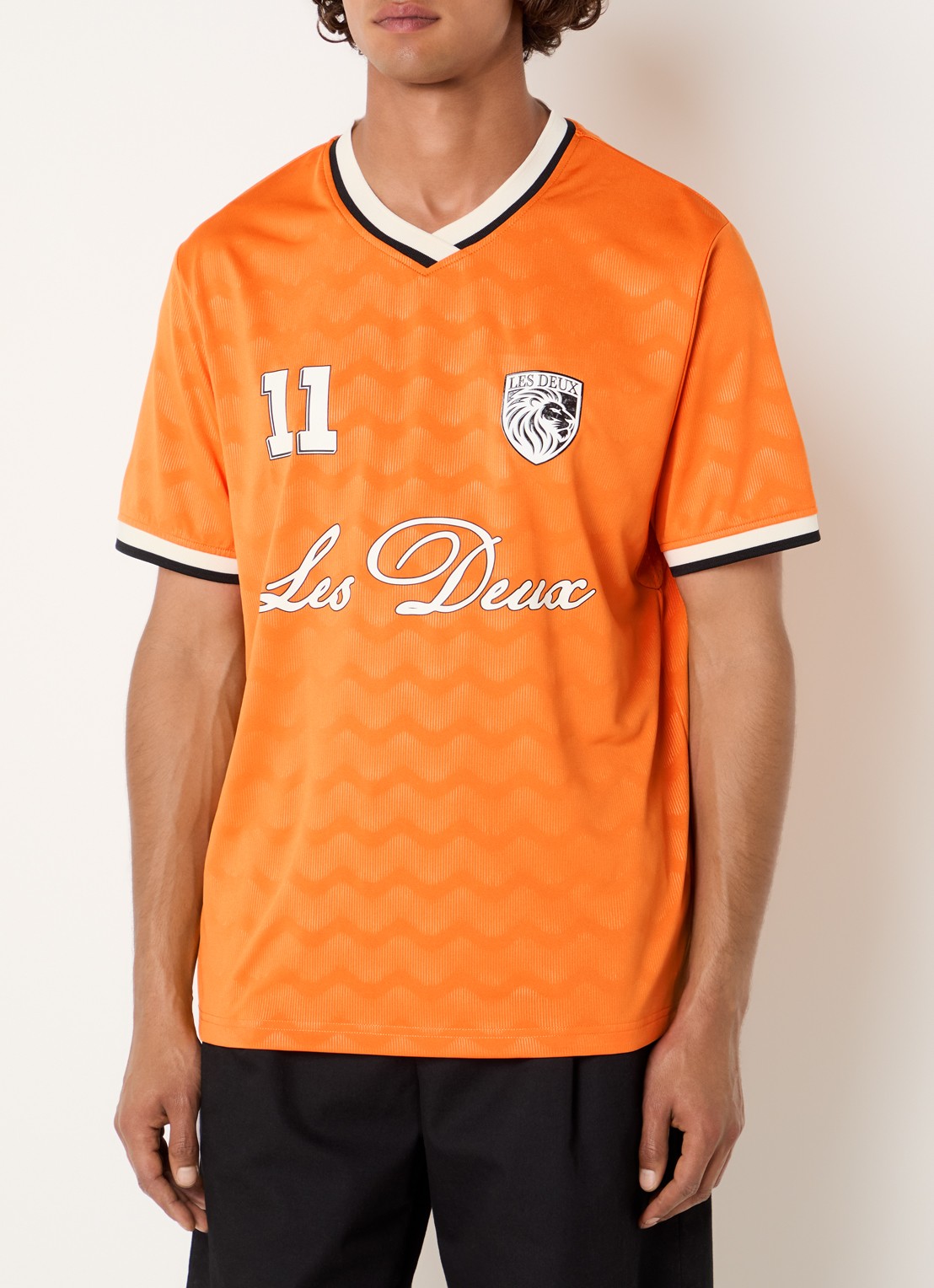 Les Deux WK Jersey Netherlands T-shirt met print - detail 2 orange