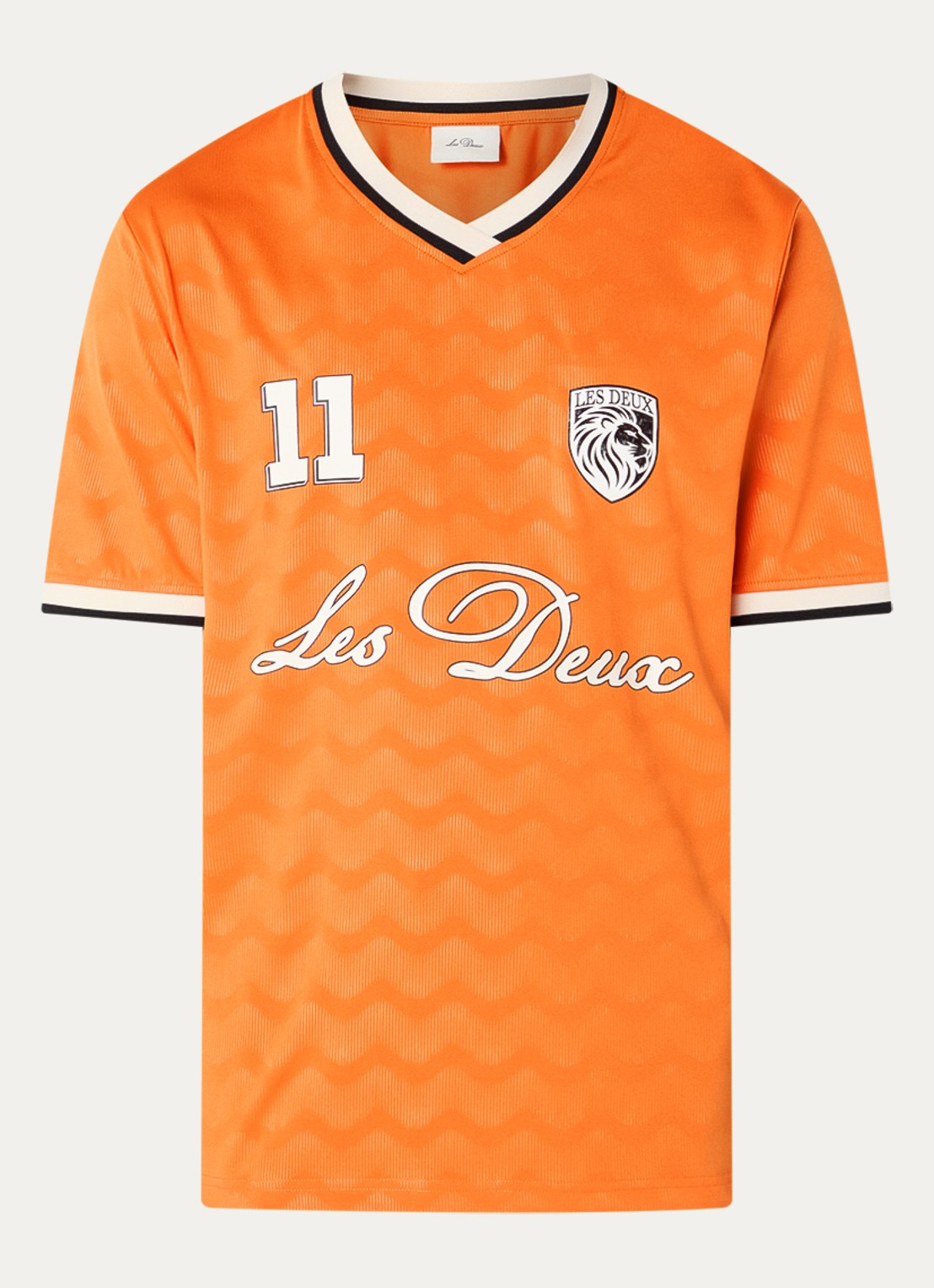Les Deux WK Jersey Netherlands T-shirt met print - voorkant 3 orange