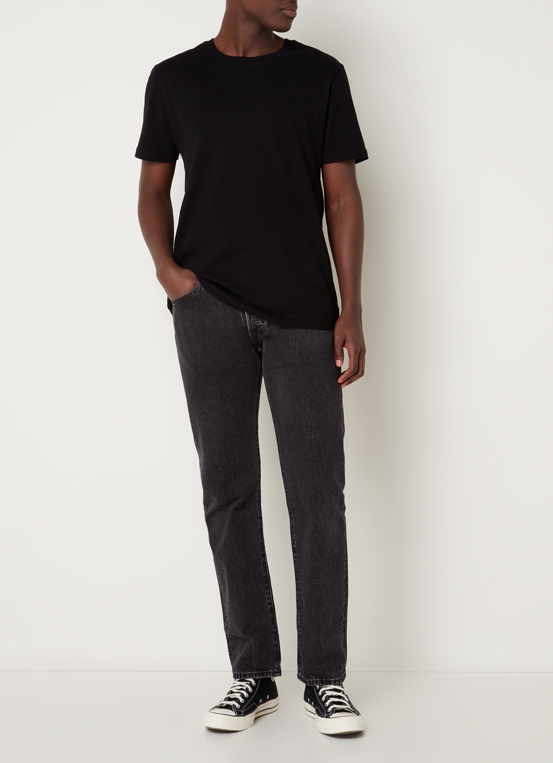 Levi's 501 LEVISORIGINAL CRASH COURSE - voorkant 3 zwart