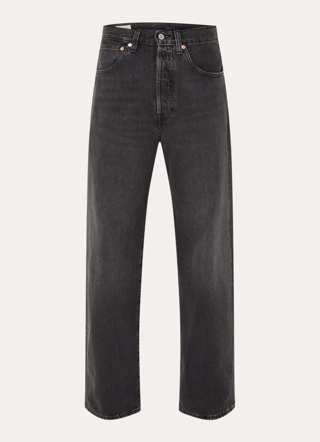 Levi's 501 loose fit jeans met gekleurde wassing - voorkant zwart