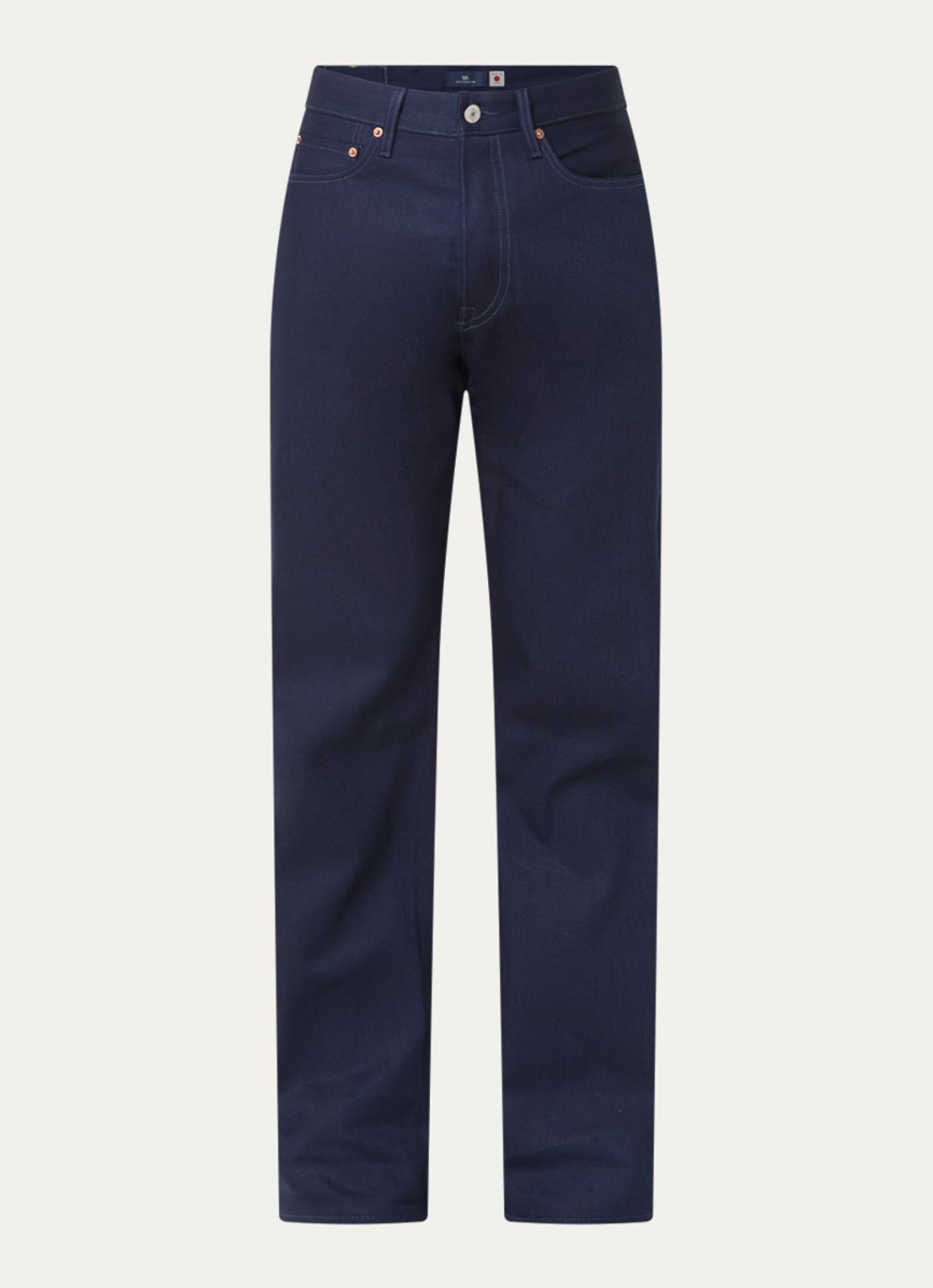 Levi's 501 slim fit jeans met donkere wassing - voorkant 4 indigo