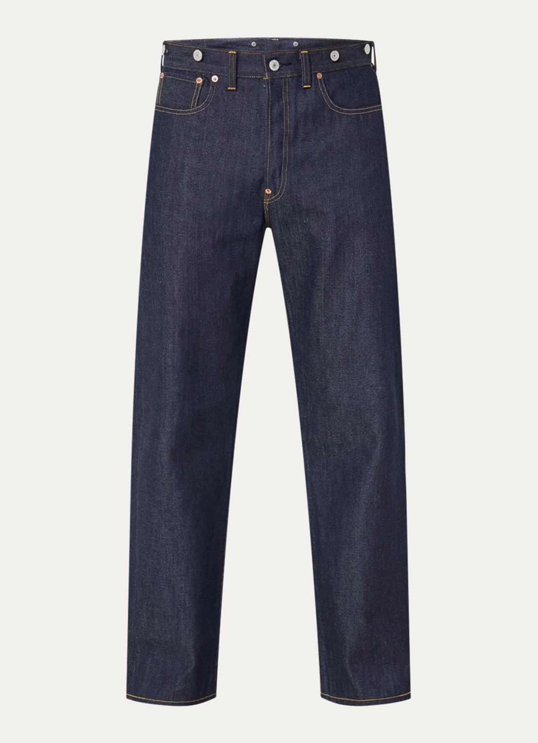 Levi's 501 straight leg jeans met donkere wassing - voorkant 4 indigo