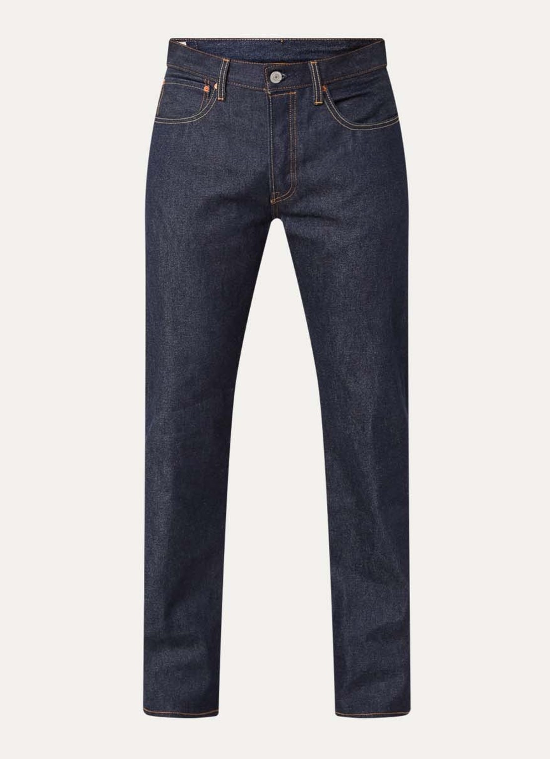 Levi's 501 straight leg jeans met donkere wassing - voorkant 4 indigo