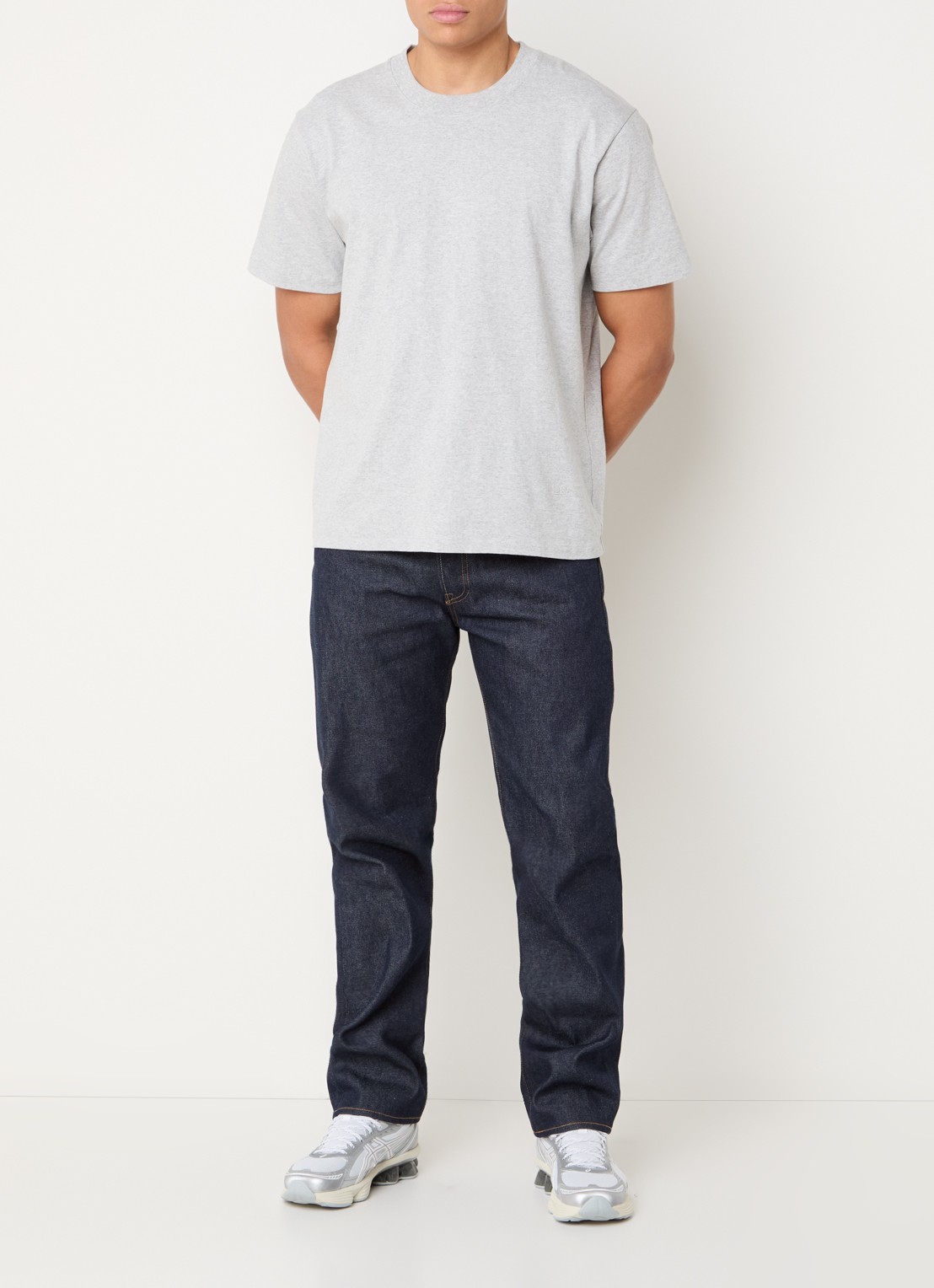 Levi's 501 straight leg jeans met donkere wassing - voorkant 5 indigo