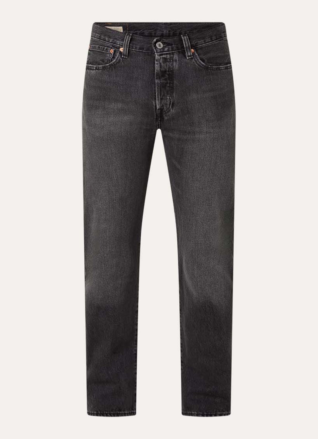 Levi's 501 straight leg jeans met gekleurde wassing - voorkant 3 donkergrijs