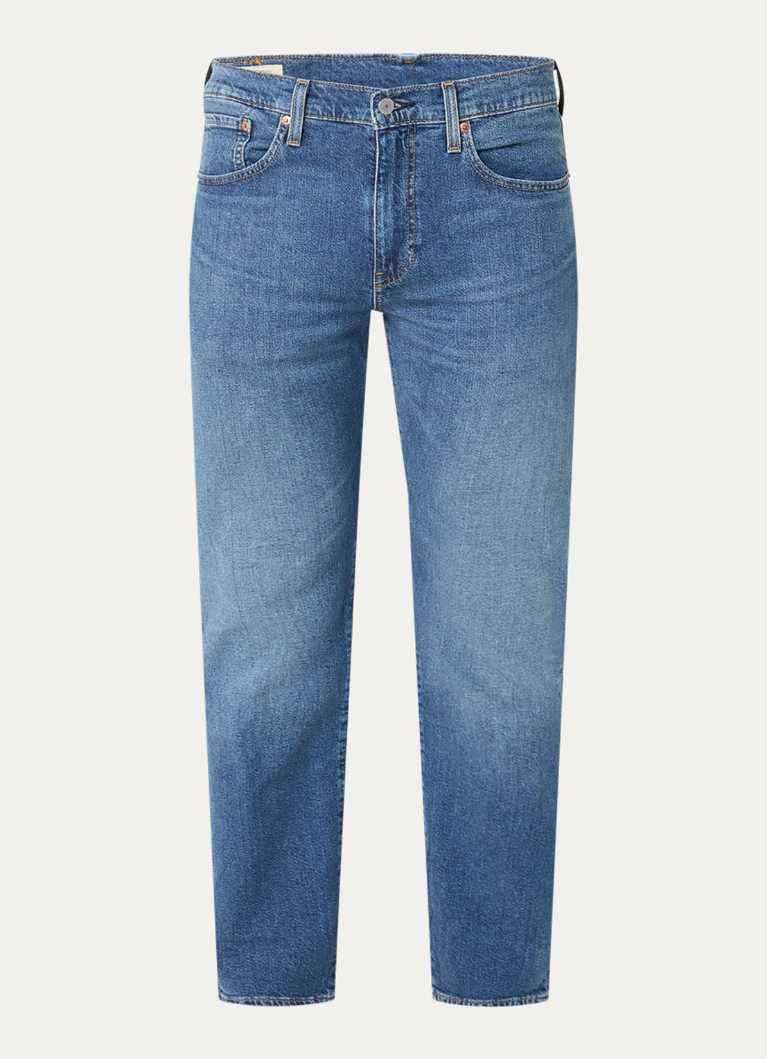 Levi's 502 skinny jeans met lichte wassing - voorkant 4 indigo