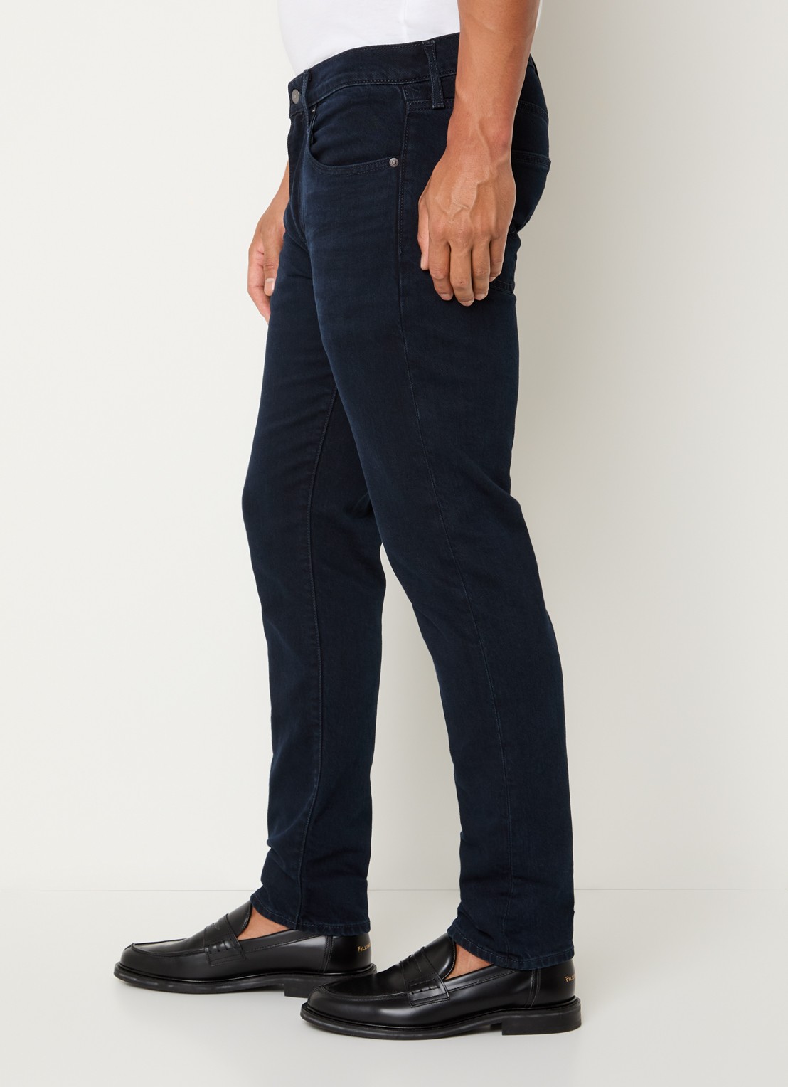 Levi's 502 Slim fit jeans met donkere wassing en steekzakken - detail 2 indigo
